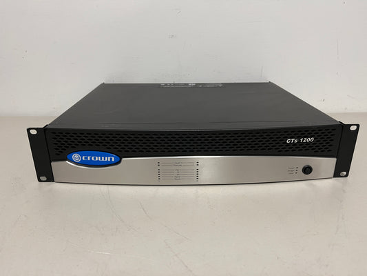 Crown CTS 2000 2 Channel Power Amplifier for Sale. We Sell Professional Audio Equipment. Audio Systems, Amplifiers, Consoles, Mixers, Electronics, Entertainment and Live Sound.