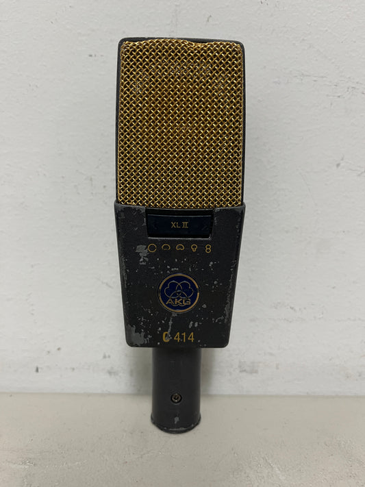 Used AKG C-414 XLII Large-Diaphragm, 4 Pattern, Studio Condenser Microphone for Sale. We Sell Professional Audio Equipment. Audio Systems, Amplifiers, Consoles, Mixers, Electronics, Entertainment, Sound, Live.