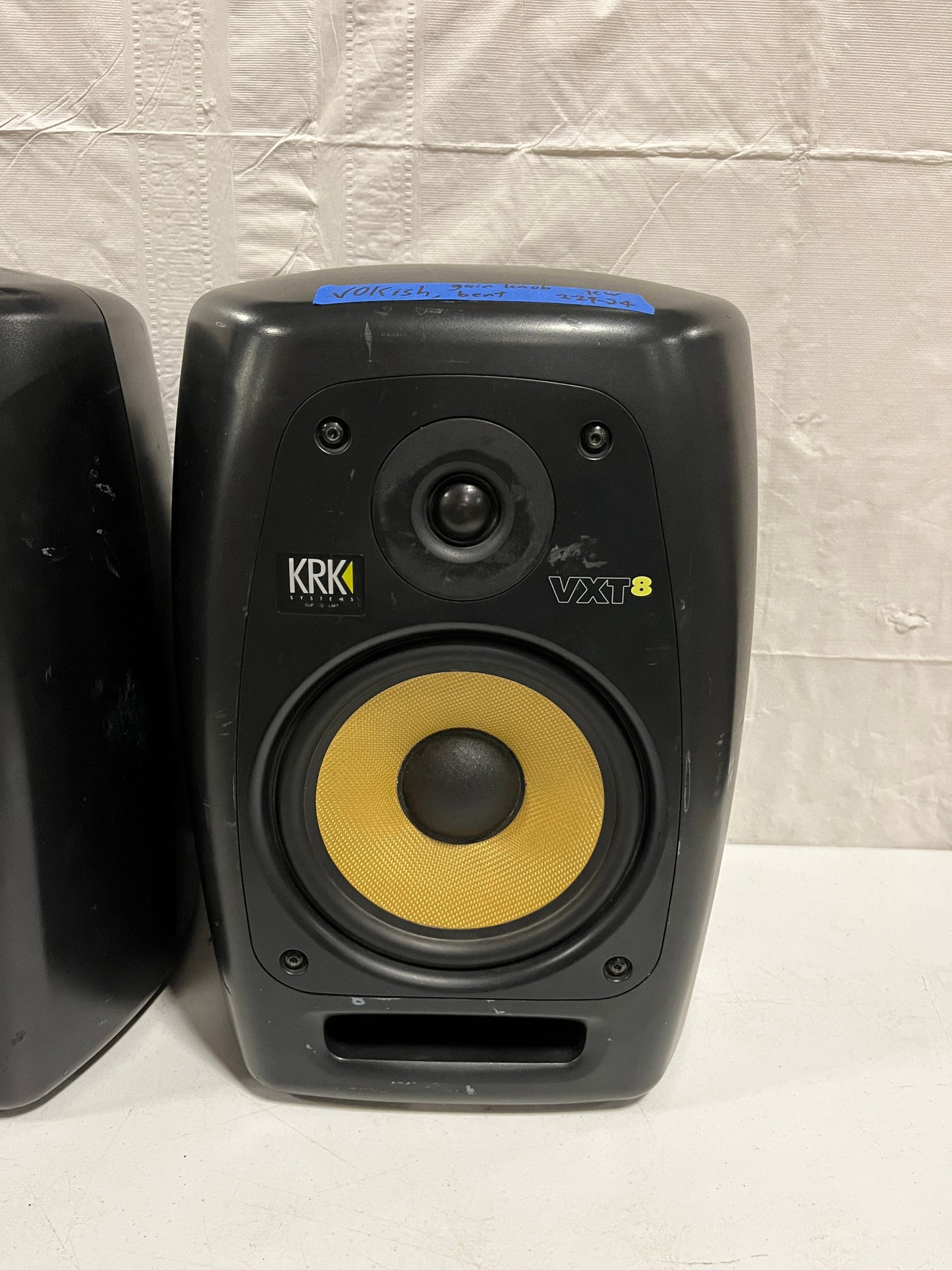 KRK VXT8 , Powered Studio Monitors, Pair, As Is
