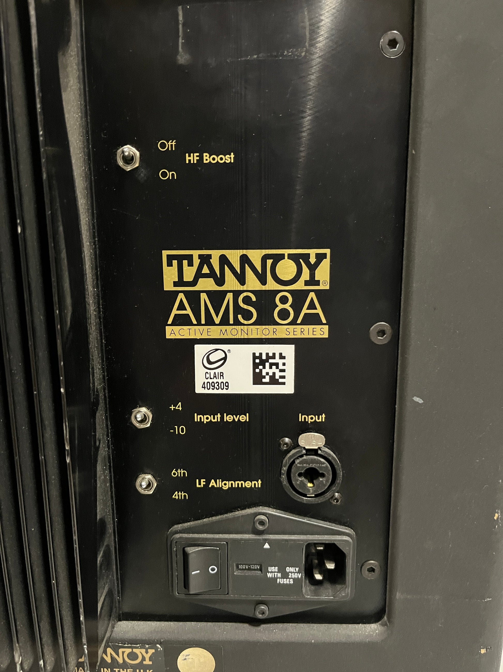 Parts/Not Working Tannoy AMS 8A, Missing Woofer for Sale. We Sell Professional Audio Equipment. Audio Systems, Amplifiers, Consoles, Mixers, Electronics, Entertainment, Sound, Live.