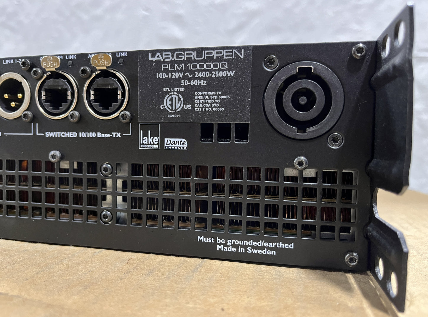 Used Lab Gruppen PLM 10000Q Power Amplifier for Sale. We Sell Professional Audio Equipment. Audio Systems, Amplifiers, Consoles, Mixers, Electronics, Entertainment, Sound, Live.