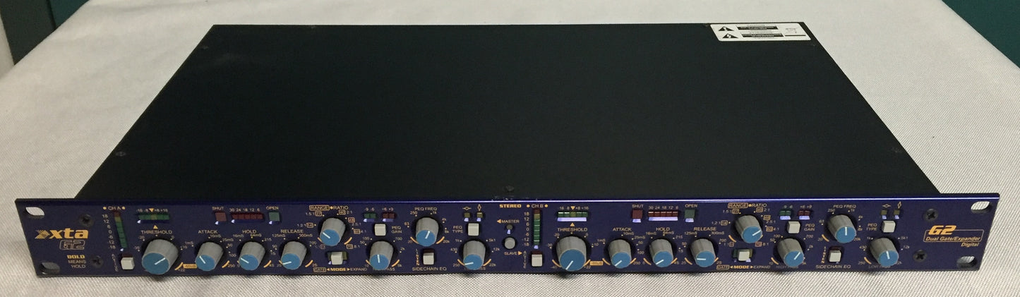 XTA G2 Dual Gate, XTA Gate, XTA Expander, XTA G2 Expander, We Sell Professional Audio Equipment. Audio Systems, Amplifiers, Consoles, Mixers, Electronics, Entertainment, Sound, Live.