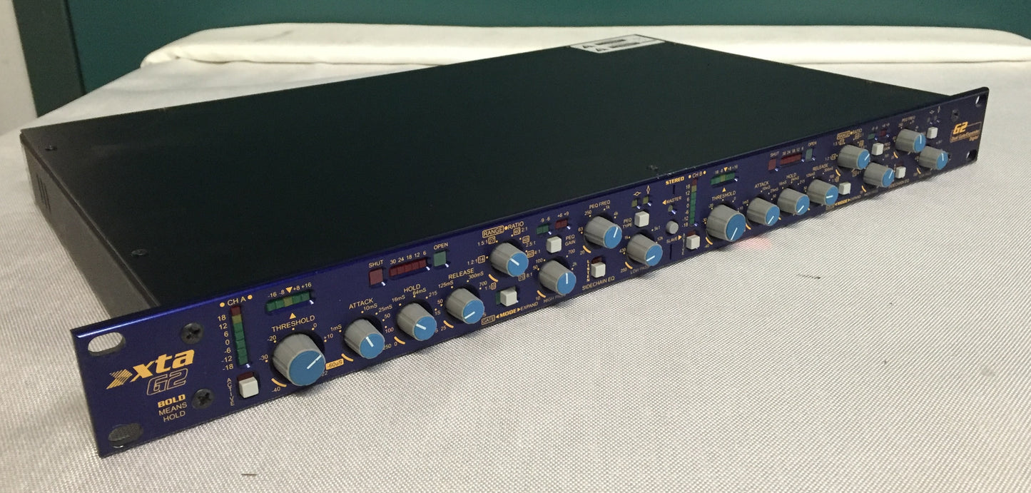 XTA G2 Dual Gate, XTA Gate, XTA Expander, XTA G2 Expander, We Sell Professional Audio Equipment. Audio Systems, Amplifiers, Consoles, Mixers, Electronics, Entertainment, Sound, Live.