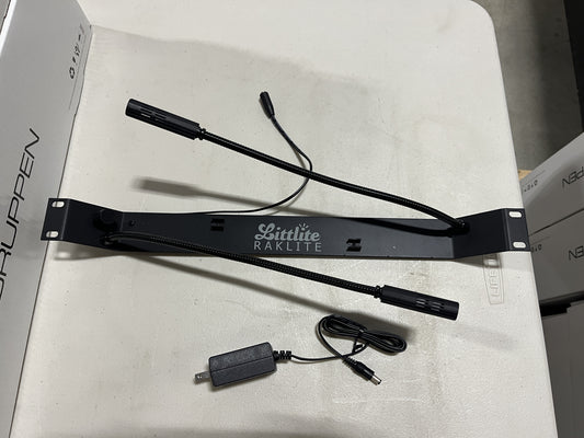 New Littlite Raklite Double LED Light, RL-10-D-LED, New In Box for Sale. We Sell Professional Audio Equipment. Audio Systems, Amplifiers, Consoles, Mixers, Electronics, Entertainment, Sound, Live.