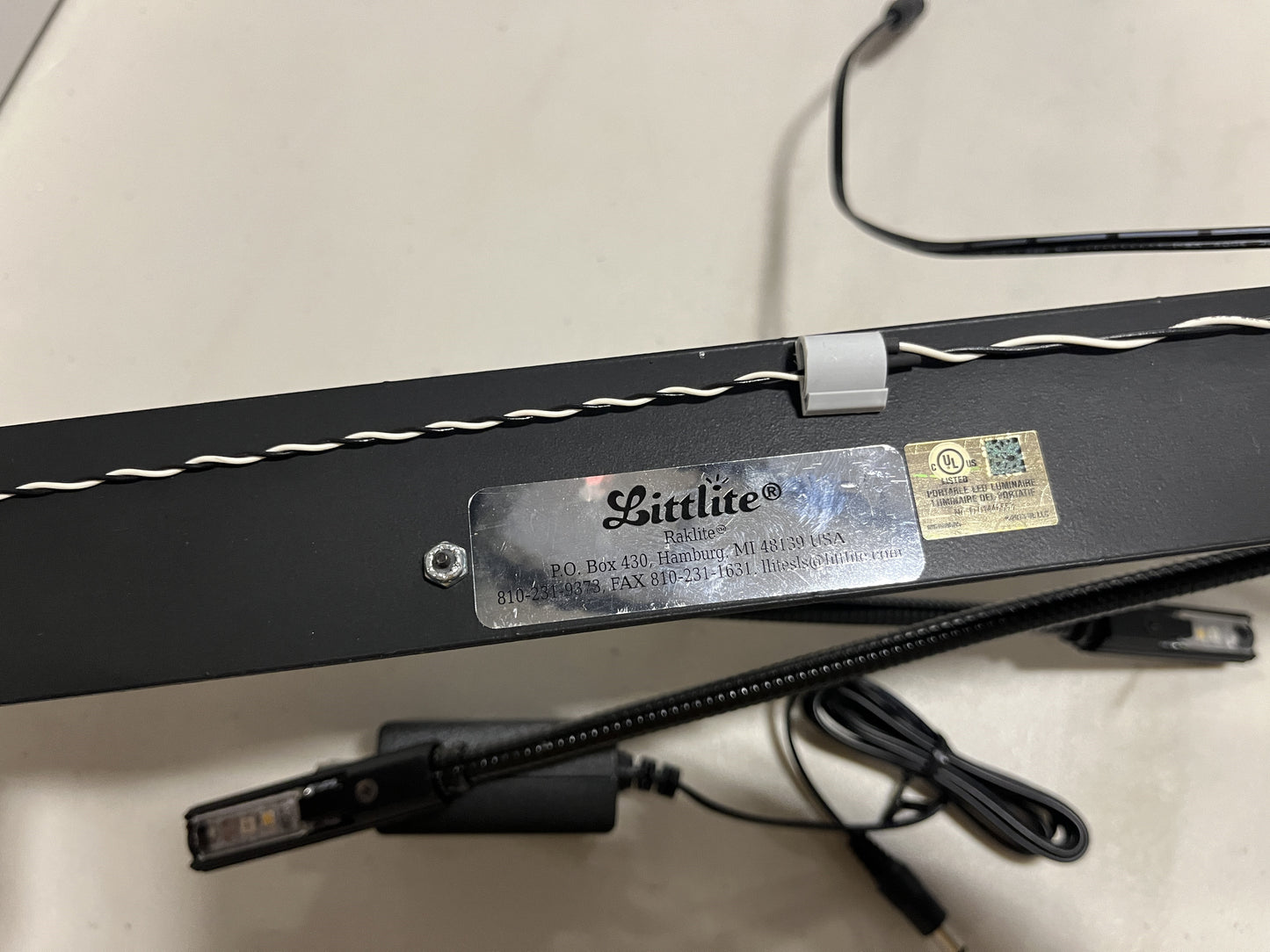New Littlite Raklite Double LED Light, RL-10-D-LED, New In Box for Sale. We Sell Professional Audio Equipment. Audio Systems, Amplifiers, Consoles, Mixers, Electronics, Entertainment, Sound, Live.