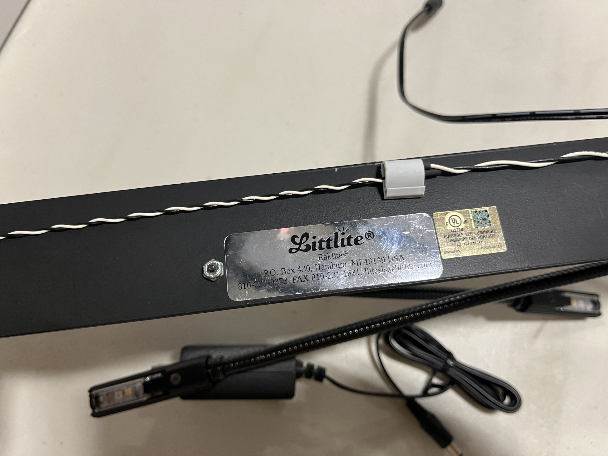 New Littlite Raklite Double LED Light, RL-10-D-LED, New In Box for Sale. We Sell Professional Audio Equipment. Audio Systems, Amplifiers, Consoles, Mixers, Electronics, Entertainment, Sound, Live.