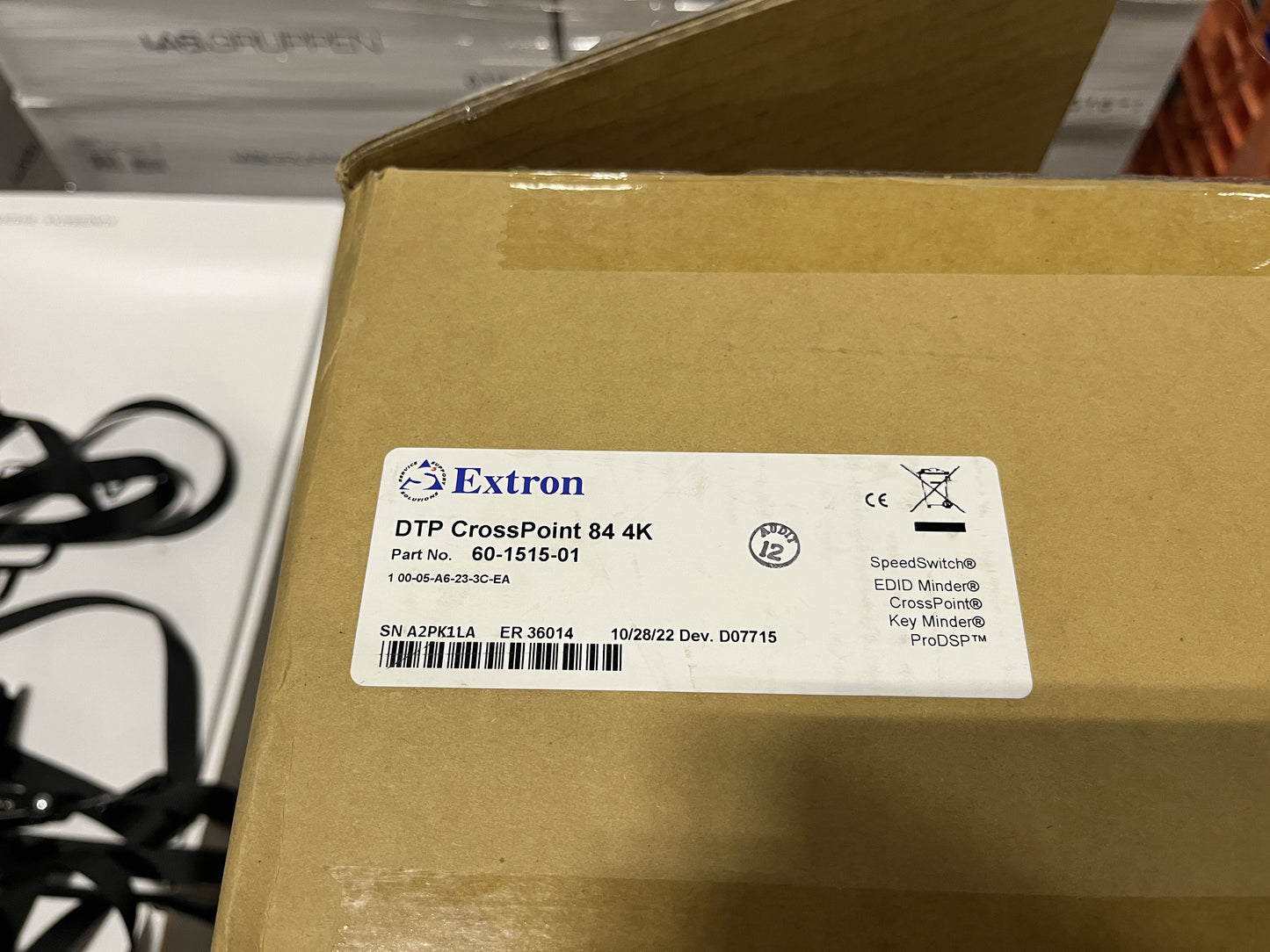 New Extron DTP Crosspoint 84 4K Series Digital Presentation Matrix. We Sell Professional Audio Equipment. Audio Systems, Amplifiers, Consoles, Mixers, Electronics, Entertainment and Live Sound.