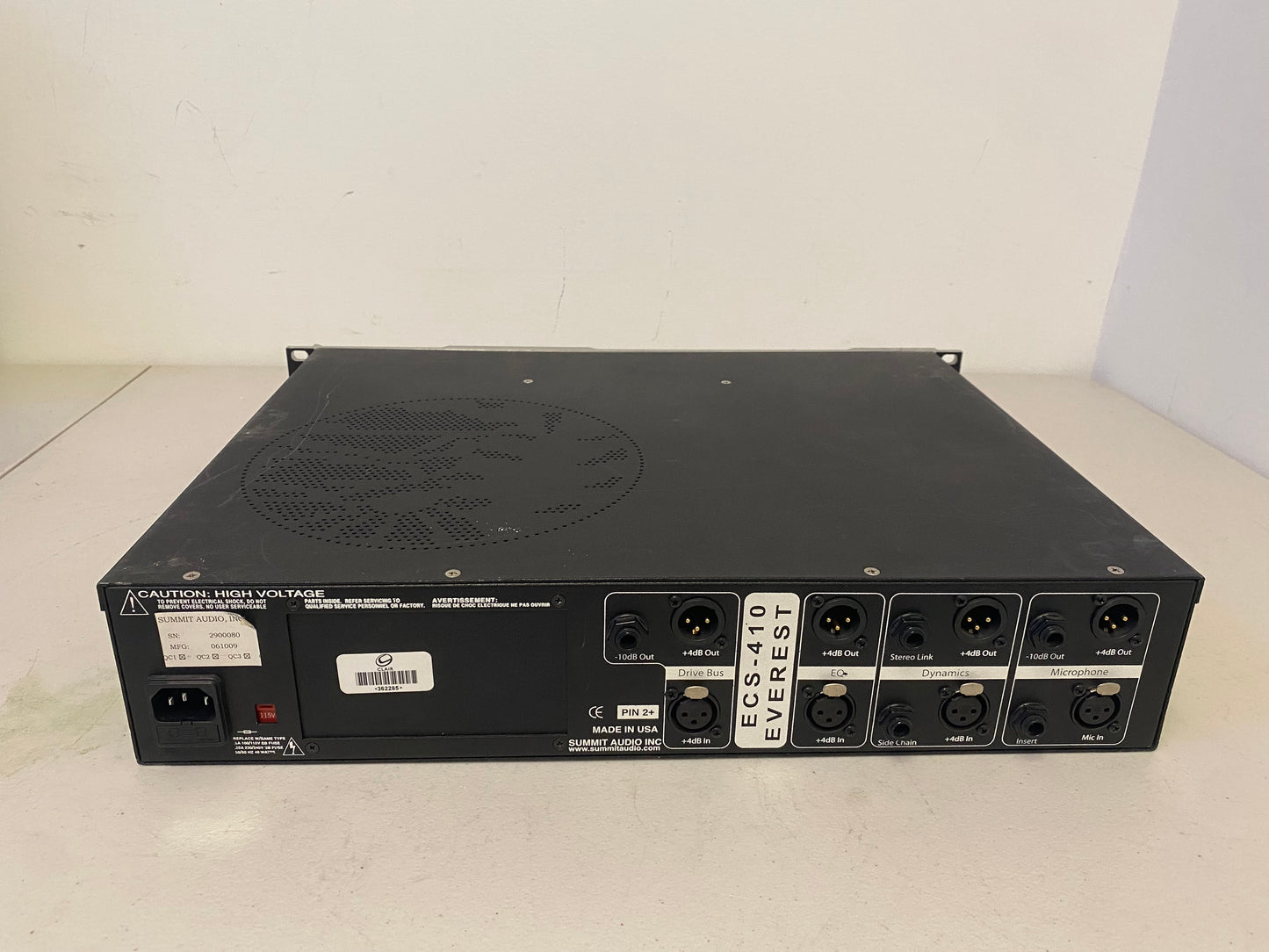 Summit Audio, Summit Audio ECS-140, Summit Audio Everest, Summit Audio Tube Channel Strip, Tube Channel Strip 410 Channel Strip, We Sell Professional Audio Equipment. Audio Systems, Amplifiers, Consoles, Mixers, Electronics, Entertainment, Live Sound.