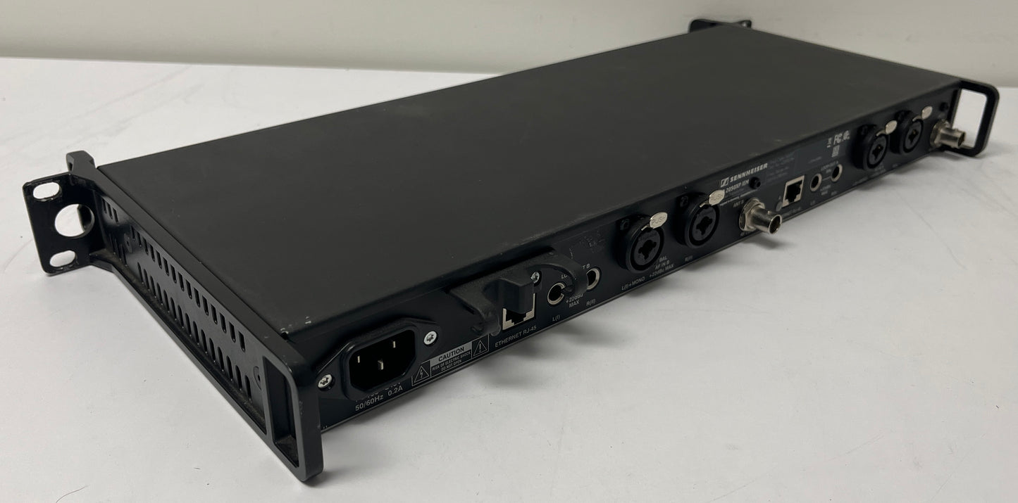 Sennheiser SR 2050XP, Sennheiser 2 Channel Dual Transmitter, Sennheiser SR2050XP A Frequency Range, Sennheiser 516-558 MHz Frequency Range, We Sell Professional Audio Equipment. Audio Systems, Amplifiers, Consoles, Mixers, Electronics, Entertainment, Live Sound