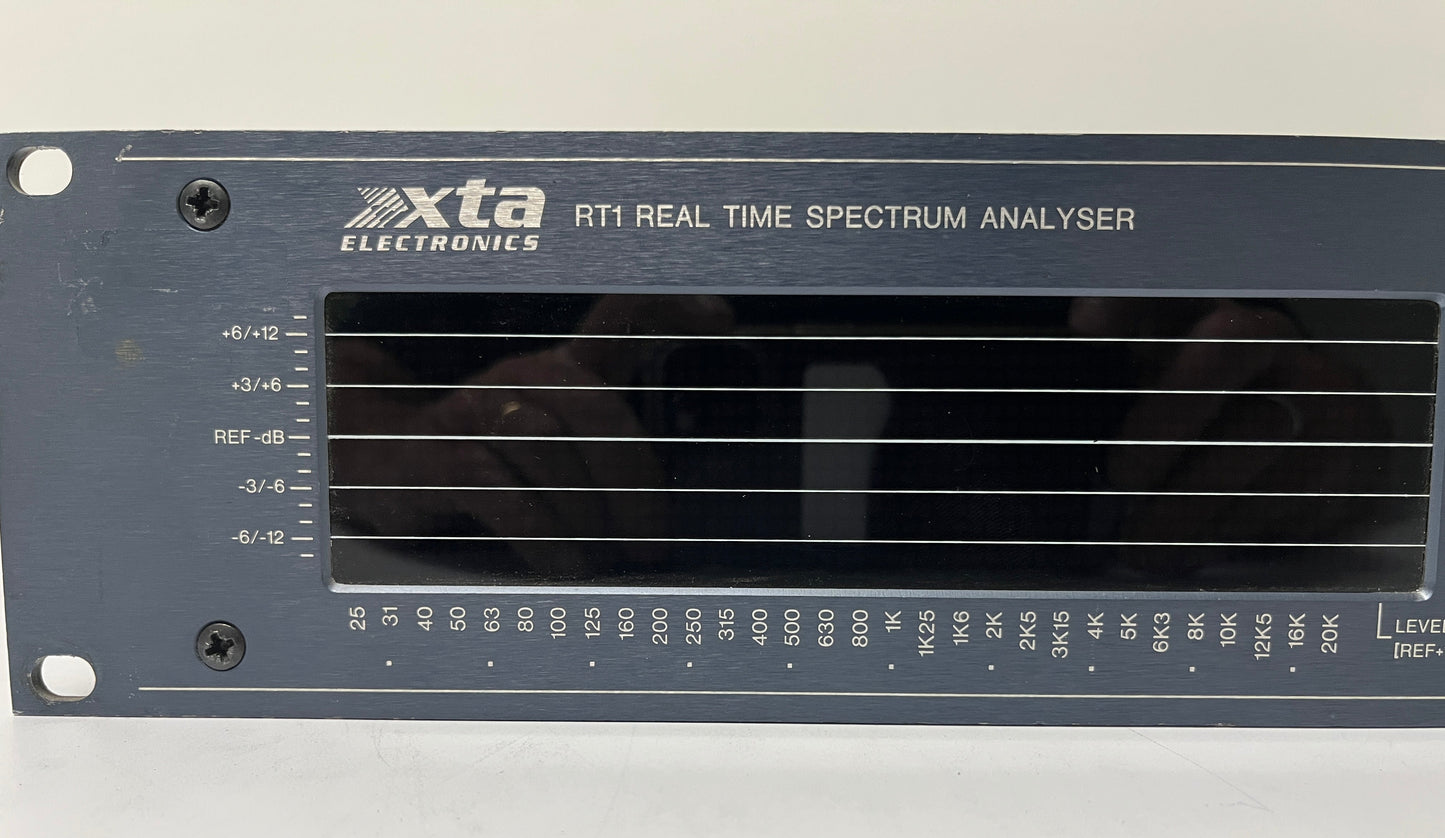 XTA RT-1 Real Time Spectrum Analyser, XTA RTA Spectrum, XTA RT-1, XTA Real Time Spectrum Analyser, XTA Spectrum Analyser, We Sell Professional Audio Equipment. Audio Systems, Amplifiers, Consoles, Mixers, Electronics, Entertainment, Live Sound