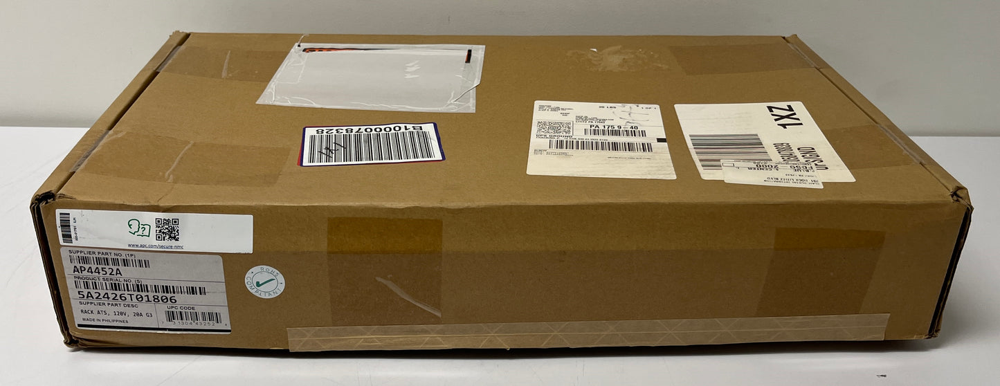 APC NetShelter Automatic Transfer Switch, APG AP4452A Switch, APG Transfer Switch, APG NetShelter Automatic Switch, APG AP4452A Switch, We Sell Professional Audio Equipment. Audio Systems, Amplifiers, Consoles, Mixers, Electronics, Entertainment, Live Sound