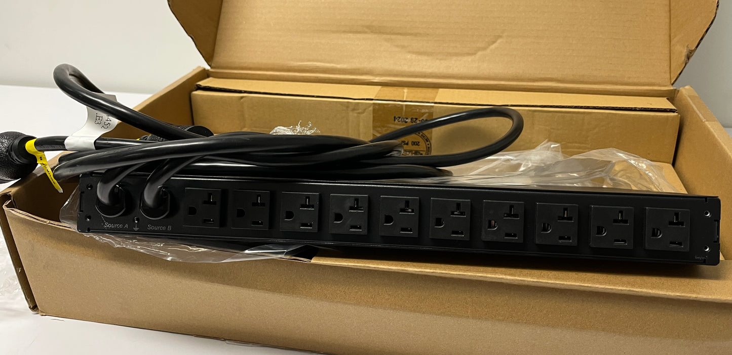APC NetShelter Automatic Transfer Switch, APG AP4452A Switch, APG Transfer Switch, APG NetShelter Automatic Switch, APG AP4452A Switch, We Sell Professional Audio Equipment. Audio Systems, Amplifiers, Consoles, Mixers, Electronics, Entertainment, Live Sound