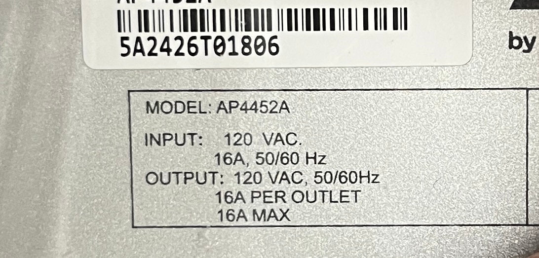 APC NetShelter Automatic Transfer Switch, APG AP4452A Switch, APG Transfer Switch, APG NetShelter Automatic Switch, APG AP4452A Switch, We Sell Professional Audio Equipment. Audio Systems, Amplifiers, Consoles, Mixers, Electronics, Entertainment, Live Sound