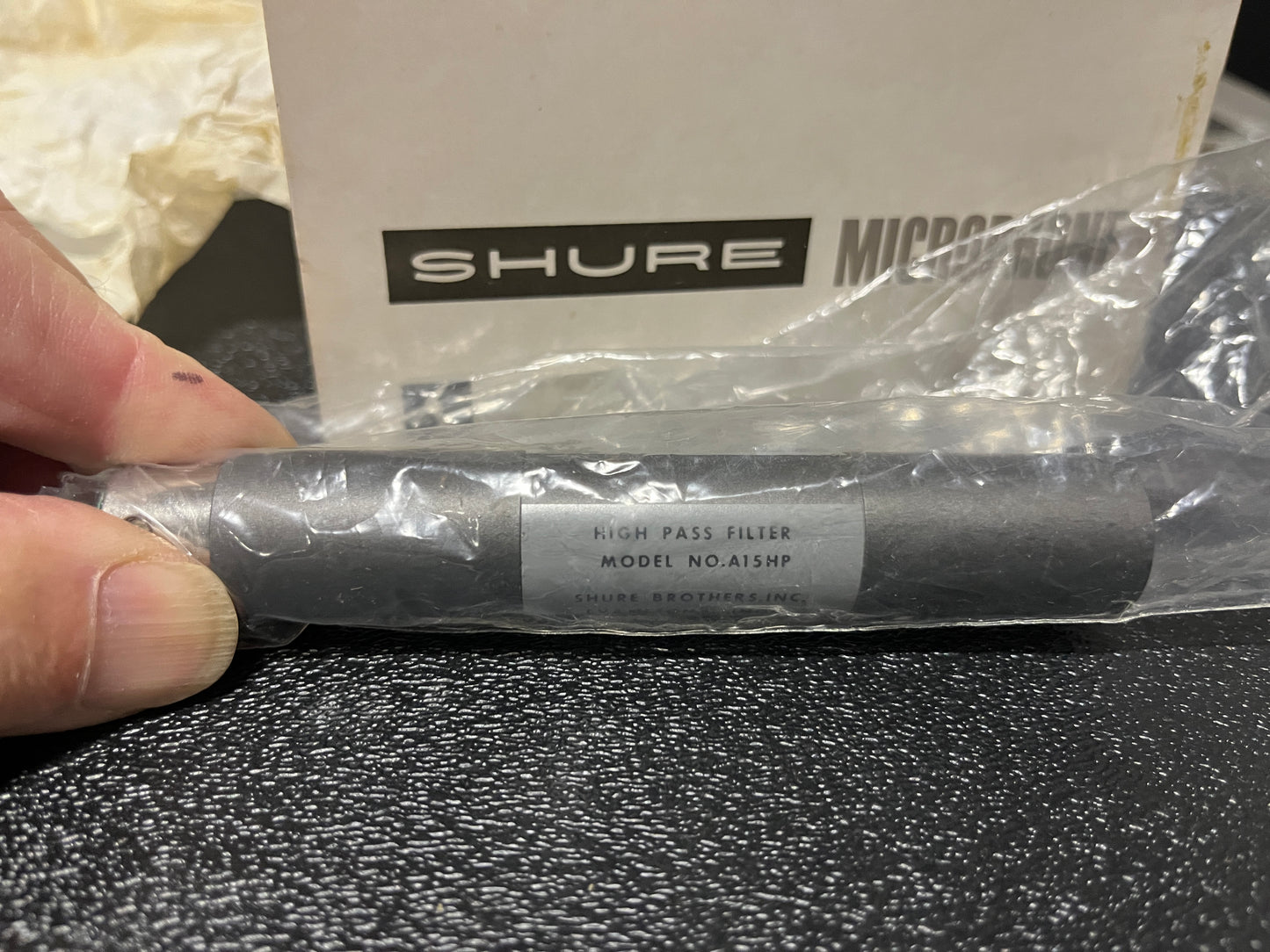 Shure Brothers Inc. A15HP High Pass Filter Microphone, New. We Sell Professional Audio Equipment. Audio Systems, Amplifiers, Consoles, Mixers, Electronics, Entertainment and Live Sound.