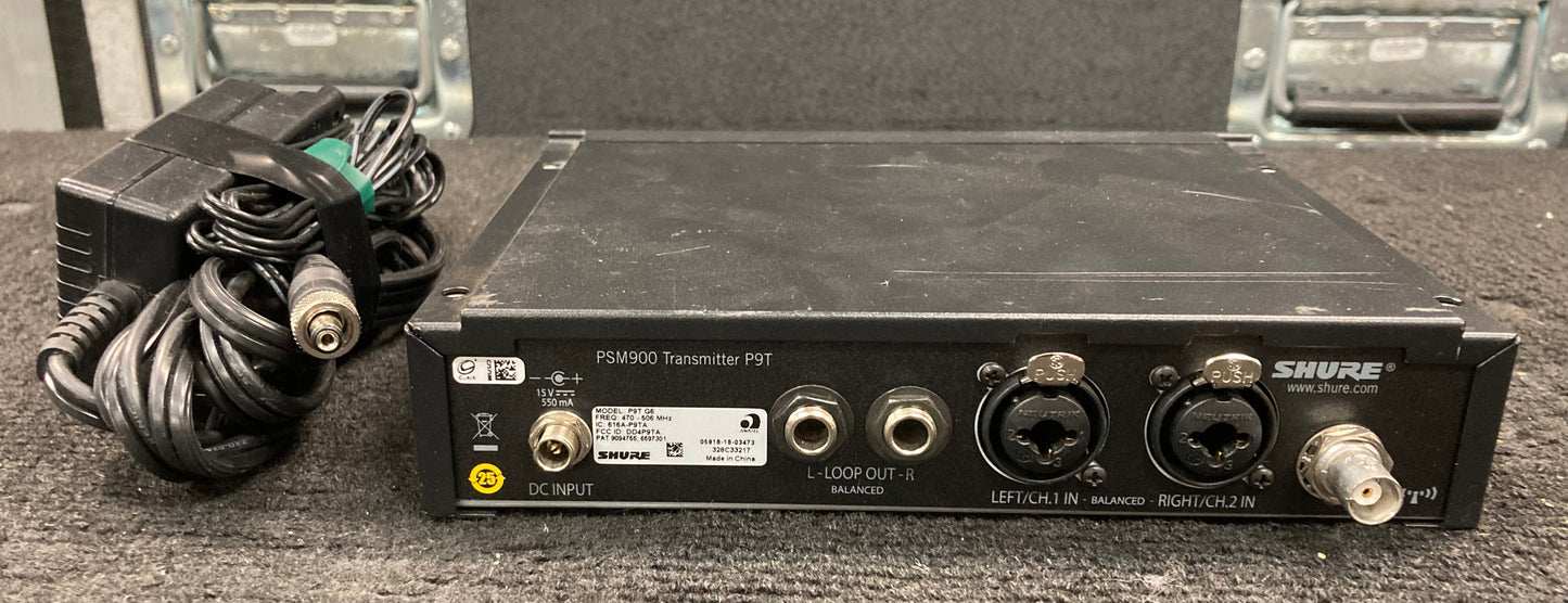 Shure PSM900 IEM Package with P9T and P9R Bodypacks (G6, 470-506 MHz)