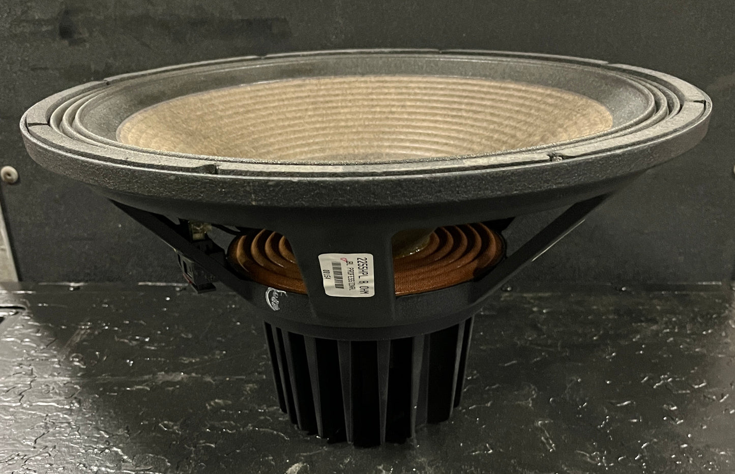 JBL 2255HPL Low Frequency, JBL 2255HPL 15" Low Frequency Woofer, JBL Speaker for Vertec VT4889, We Sell Professional Audio Equipment. Audio Systems, Amplifiers, Consoles, Mixers, Electronics, Entertainment, Live Sound.