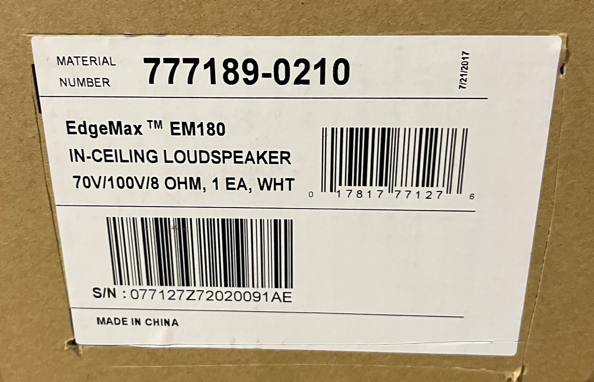 JBL Control 312CS Ceiling Subwoofer, JBL Control Subwoofer, JBL 312CS Subwoofer, JBL Ceiling Subwoofer, JBL Control Ceiling Subwoofer, We Sell Professional Audio Equipment. Audio Systems, Amplifiers, Consoles, Mixers, Electronics, Entertainment, Live Sound.