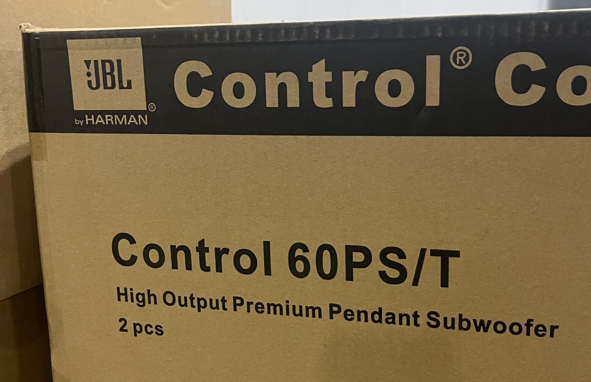 JBL Control 60PS/T High Output Premium Pendant Subwoofer, JBL Pendant Subwoofer, JBL Black Pendant Subwoofer, We Sell Professional Audio Equipment. Audio Systems, Amplifiers, Consoles, Mixers, Electronics, Entertainment, Live Sound