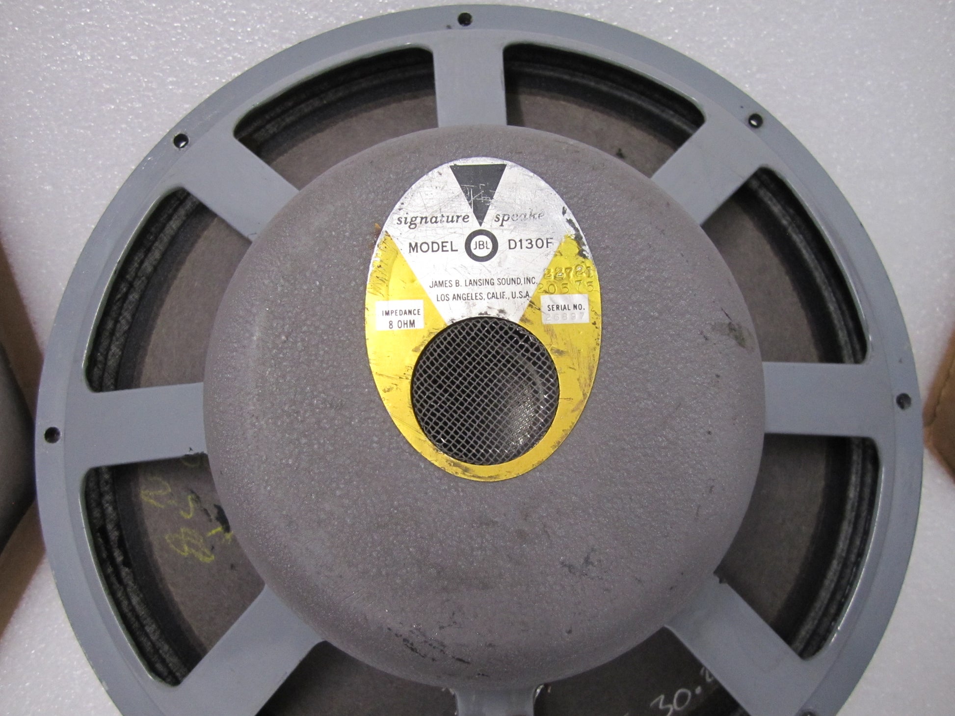 JBL D130F Vintage 15" Guitar Speaker, Vintage JBL Guitar Speaker, Vintage JBL D130F, Vintage 15" JBL Speaker, We Sell Professional Audio Equipment. Audio Systems, Amplifiers, Consoles, Mixers, Electronics, Entertainment, Live Sound.
