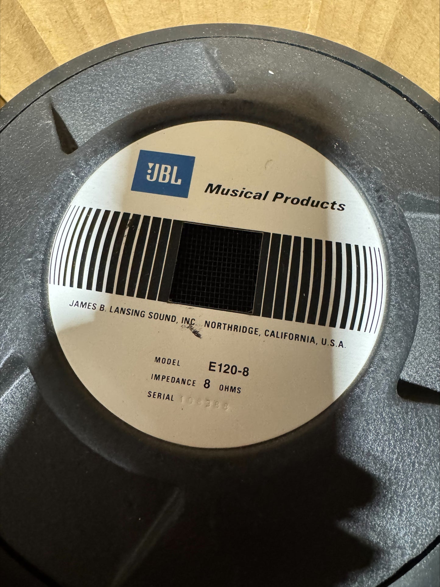 JBL E120 Basket, JBL E120-8 12 Inch Speaker Basket, JBL 12 Inch Speaker Basket, We Sell Professional Audio Equipment. Audio Systems, Amplifiers, Consoles, Mixers, Electronics, Entertainment, Live Sound