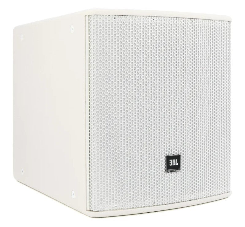 JBL Professional ASB6118-WH High Power 18-Inch Subwoofer, JBL 18-Inch Subwoofer, JBL White 18-Inch Subwoofer, We Sell Professional Audio Equipment. Audio Systems, Amplifiers, Consoles, Mixers, Electronics, Entertainment, Live Sound