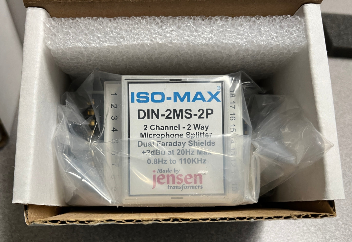 Jensen Transformers Iso-Max 2 Channel Mic Splitter, Jensen Transformer DIN-2MS-2P 2 Channel Mic Splitter, DIN-2MS-2P Jensen Transformers, We Sell Professional Audio Equipment. Audio Systems, Amplifiers, Consoles, Mixers, Electronics, Entertainment, Live Sound.