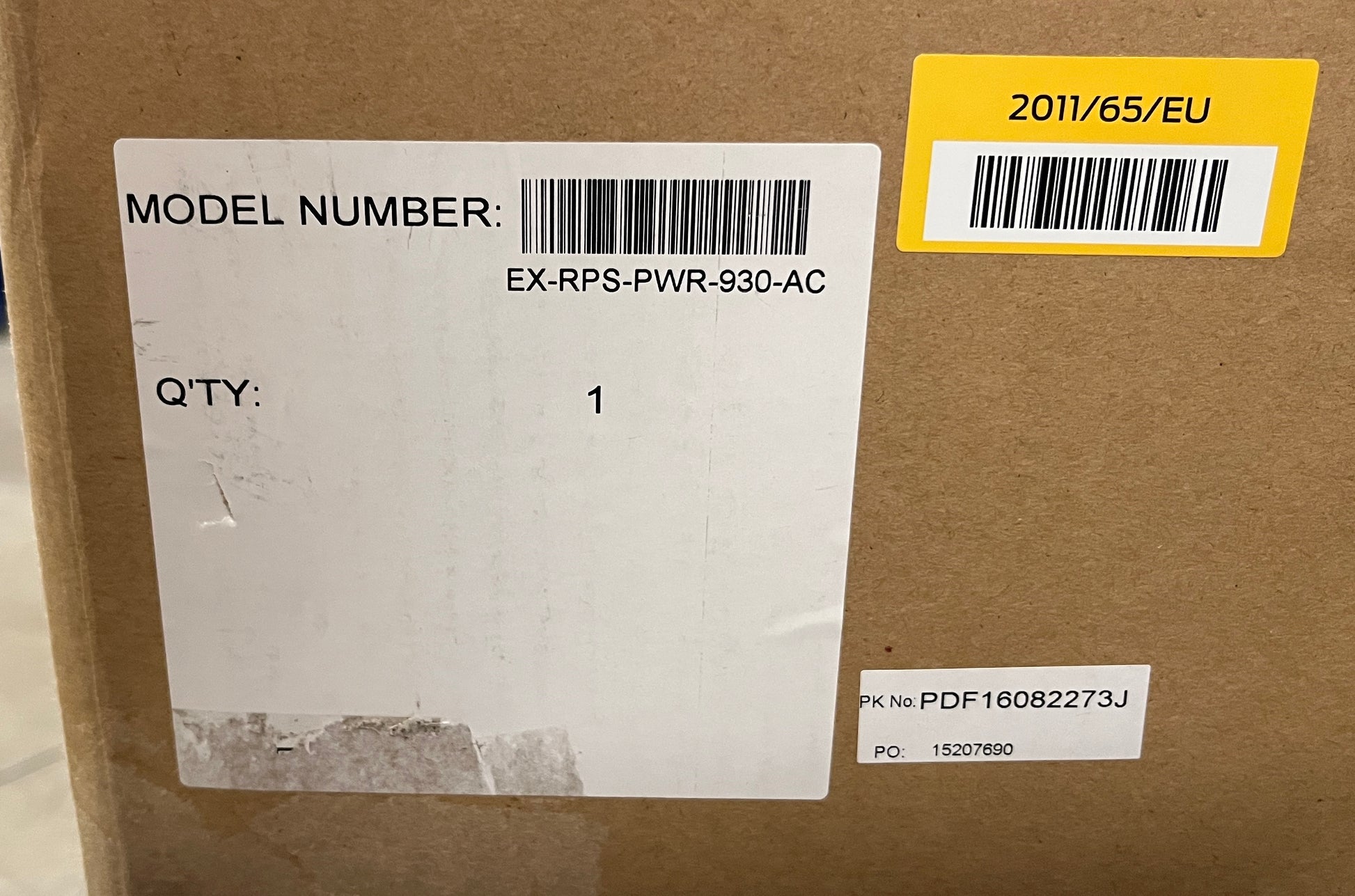 Juniper EX-RPS-PWR-930-AC EX Series External Redundant Power, Juniper External Redundant Power System, EX-RPS-PWR-930-AC, 		We Sell Professional Audio Equipment. Audio Systems, Amplifiers, Consoles, Mixers, Electronics, Entertainment, Live Sound