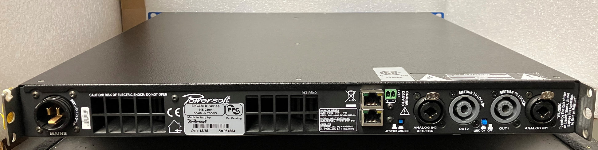 Used Powersoft K10 DSP Amplifier for Sale. We Sell Professional Audio Equipment. Audio Systems, Amplifiers, Consoles, Mixers, Electronics, Entertainment and Live Sound.