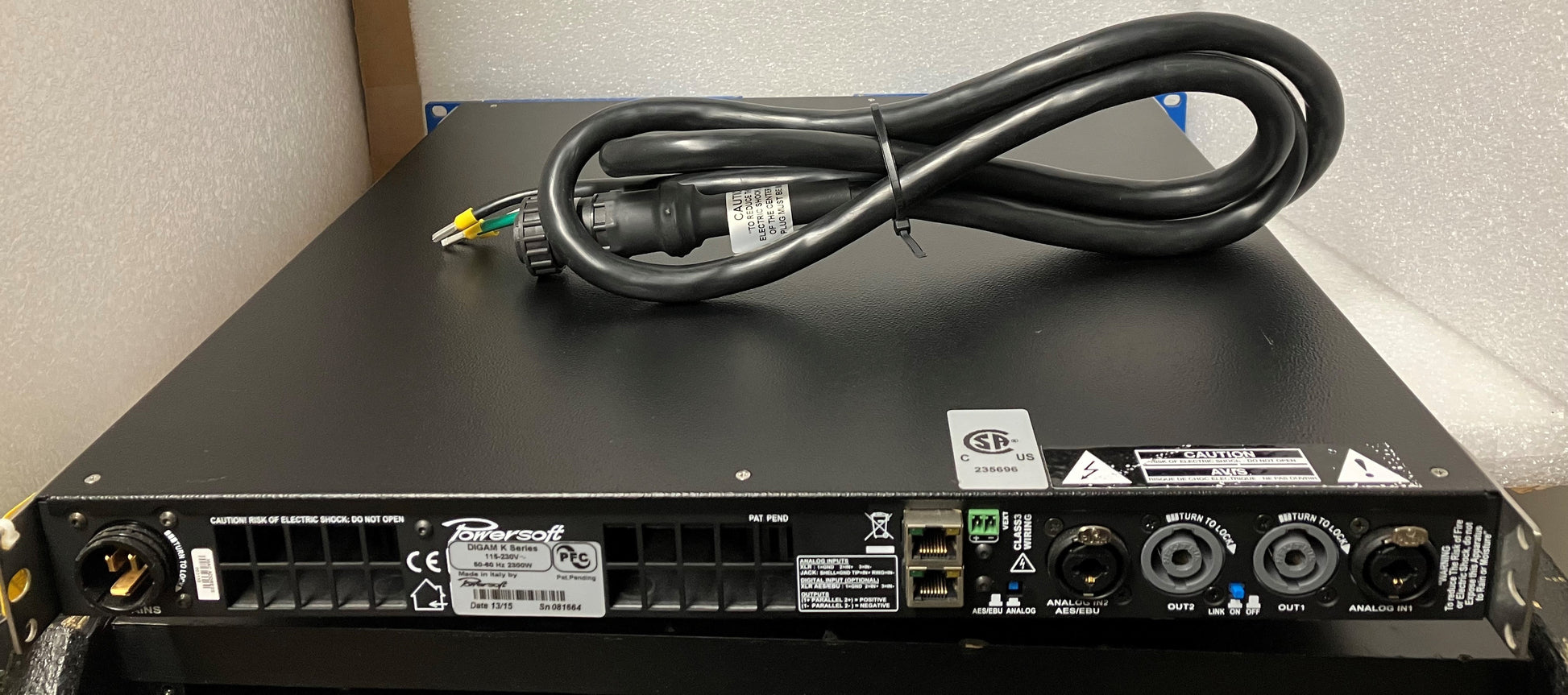 Used Powersoft K10 DSP Amplifier for Sale. We Sell Professional Audio Equipment. Audio Systems, Amplifiers, Consoles, Mixers, Electronics, Entertainment and Live Sound.