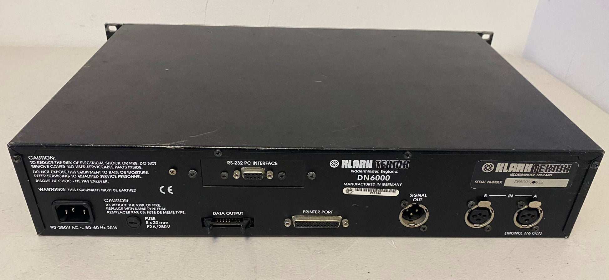 Klark Teknik DN6000, Klark Teknik Real Time Audio Analyzer, Klark Teknik DN6000 Real Time Audio Analyzer, Klark Teknik Audio Analyzer, We Sell Professional Audio Equipment. Audio Systems, Amplifiers, Consoles, Mixers, Electronics, Entertainment, Live Sound.