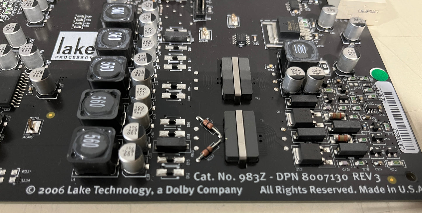 Dolby Lake Processor Quad A/D Converter, Dolby Lake, Dolby, Dolby Lake Processor Input Card, Dolby Input Card. We Sell Professional Audio Equipment. Audio Systems, Amplifiers, Consoles, Mixers, Electronics, Entertainment, Live Sound.
