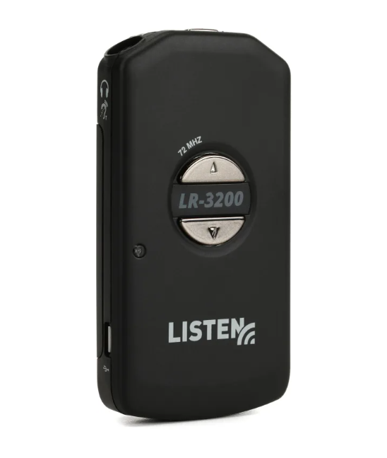 Listen Technologies 72MHz DSP RF Receiver, 72MHz RF Receiver, LR-3200 DSP Receiver, We Sell Professional Audio Equipment. Audio Systems, Amplifiers, Consoles, Mixers, Electronics, Entertainment, Live Sound