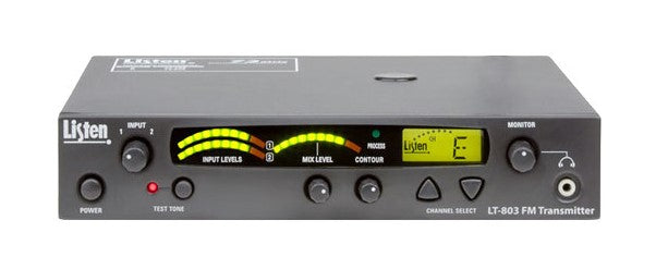 New Listen Technologies LT-803-072-01 3-Channel RF Transmitter (72 MHz), New for Sale. We Sell Professional Audio Equipment. Audio Systems, Amplifiers, Consoles, Mixers, Electronics, Entertainment, Sound, Live.