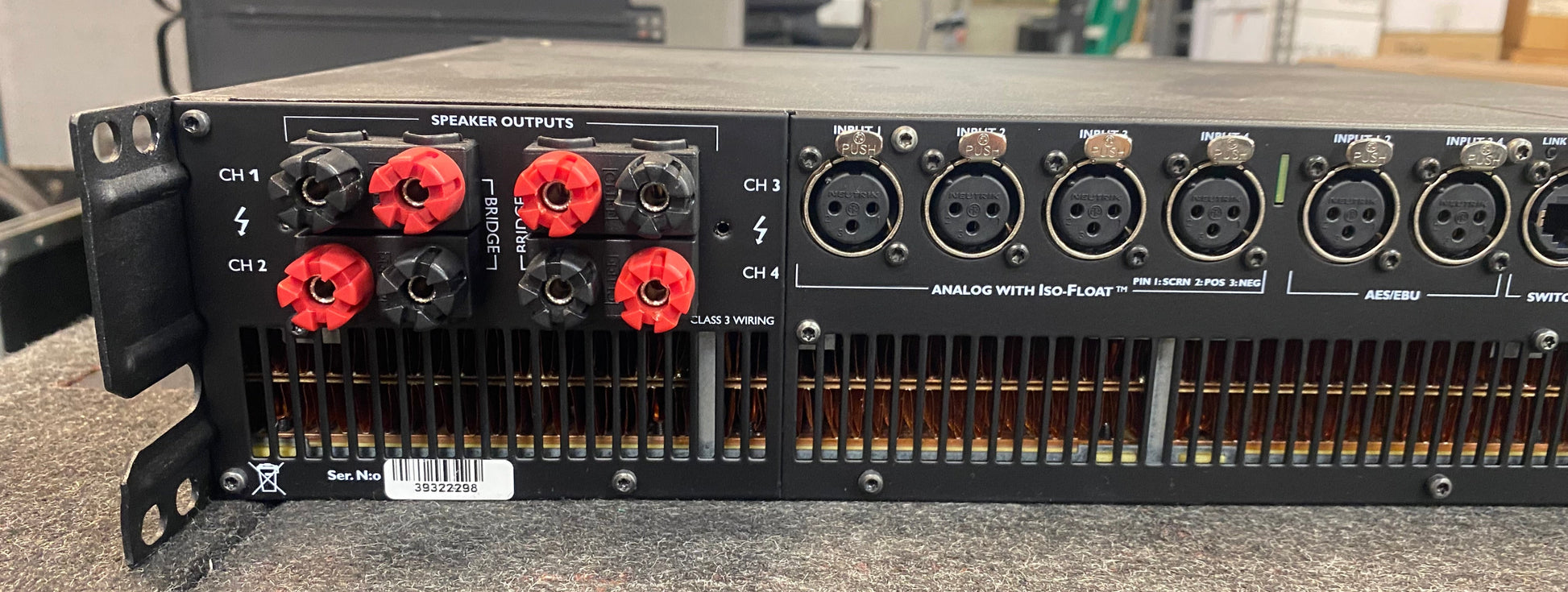 Lab Gruppen PLM 20K44, Lab Gruppen 4 Channel Amplifier, Lab Gruppen PLM 20K44 4 Channel Amplifier, Lake Amplifier, Lake Processing PLM 20K44, We Sell Professional Audio Equipment. Audio Systems, Amplifiers, Consoles, Mixers, Electronics, Entertainment, Live Sound.