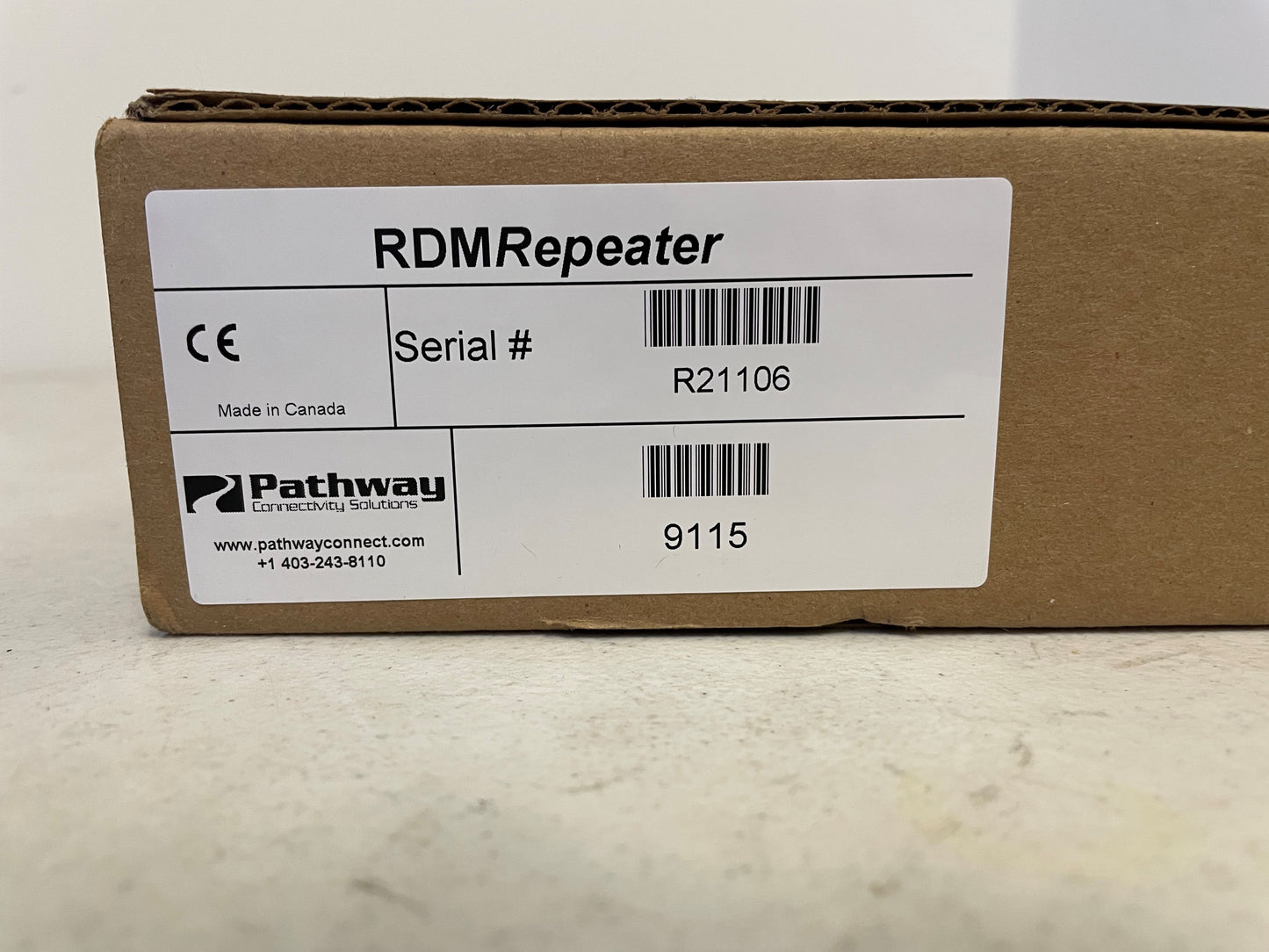 New Pathway DMX Repeater, Pro Series, RDM Equipped, Model 9115, Opened Box for Sale. We Sell Professional Audio Equipment. Audio Systems, Amplifiers, Consoles, Mixers, Electronics, Entertainment, Sound, Live.