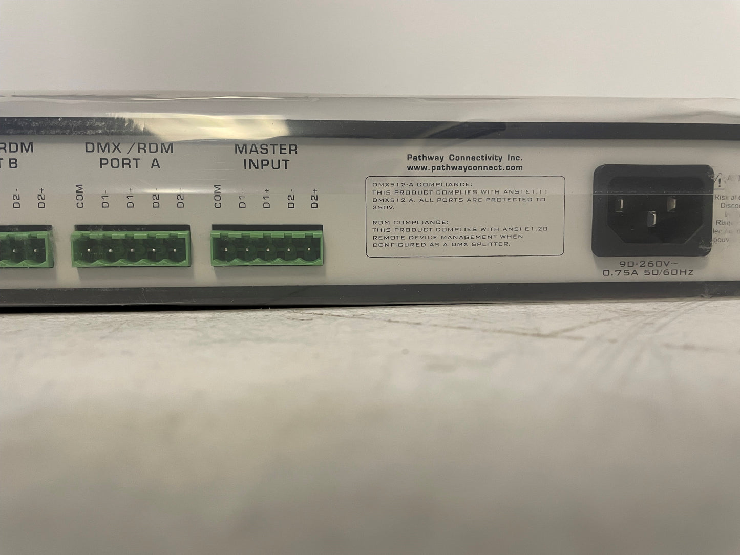 New Pathway DMX Repeater, Pro Series, RDM Equipped, Model 9115, Opened Box for Sale. We Sell Professional Audio Equipment. Audio Systems, Amplifiers, Consoles, Mixers, Electronics, Entertainment, Sound, Live.