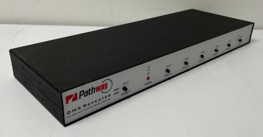 Pathway DMX Repeater 6 Port Splitter, Pathway DMX512-A Splitter, Pathway 6 Port DMX512-A, We Sell Professional Audio Equipment. Audio Systems, Amplifiers, Consoles, Mixers, Electronics, Entertainment, Live Sound