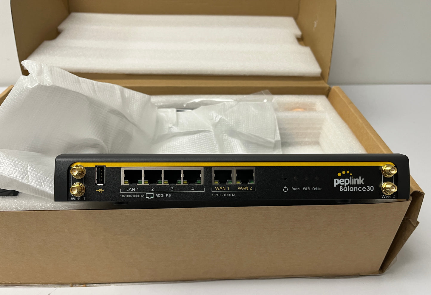 Peplink Balance 30 Pro SD-WAN Branch Router, Peplink Branch Router, Peplink Balance 30 with LTE Failover, We Sell Professional Audio Equipment. Audio Systems, Amplifiers, Consoles, Mixers, Electronics, Entertainment, Live Sound