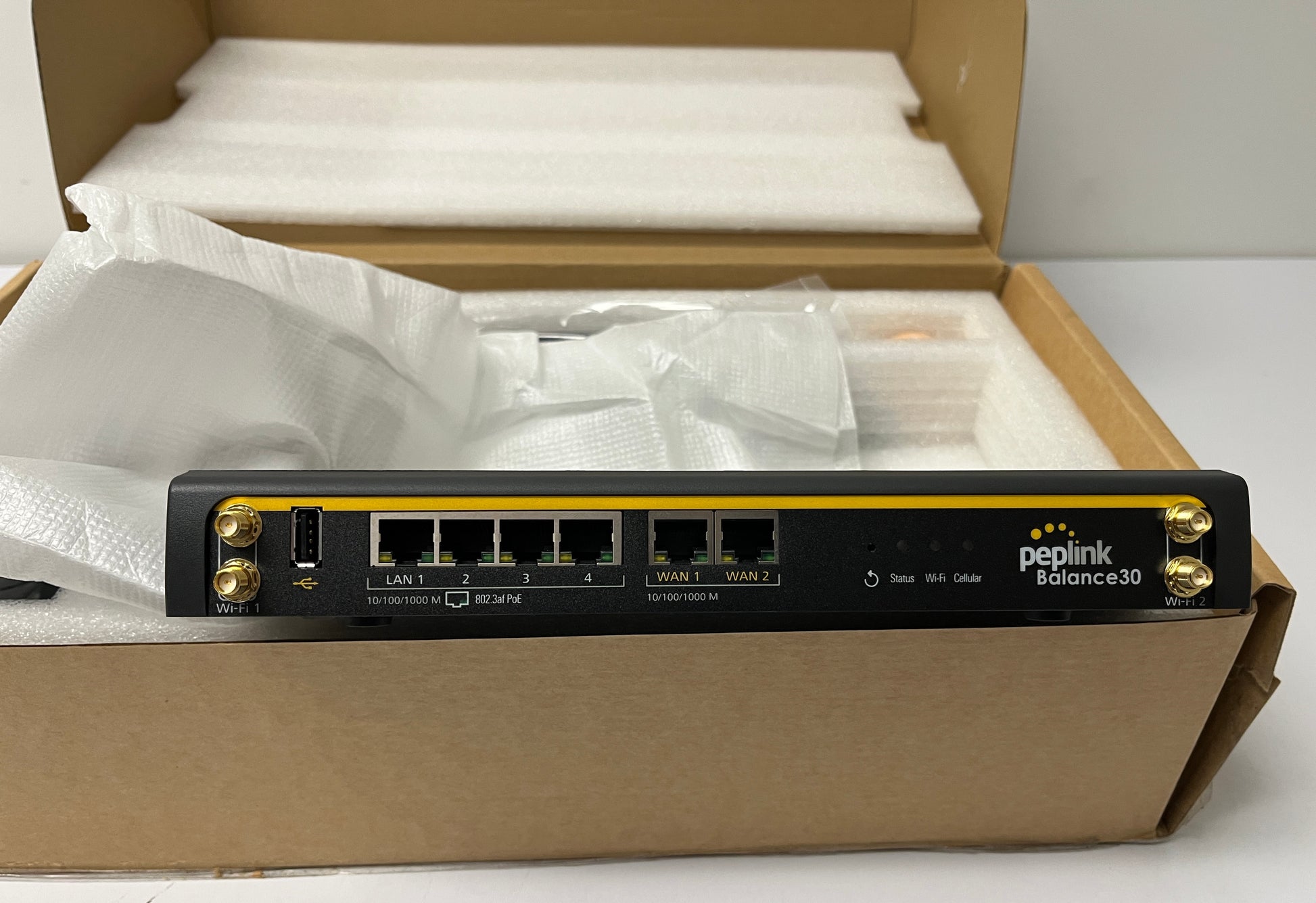 Peplink Balance 30 Pro SD-WAN Branch Router, Peplink Branch Router, Peplink Balance 30 with LTE Failover, We Sell Professional Audio Equipment. Audio Systems, Amplifiers, Consoles, Mixers, Electronics, Entertainment, Live Sound