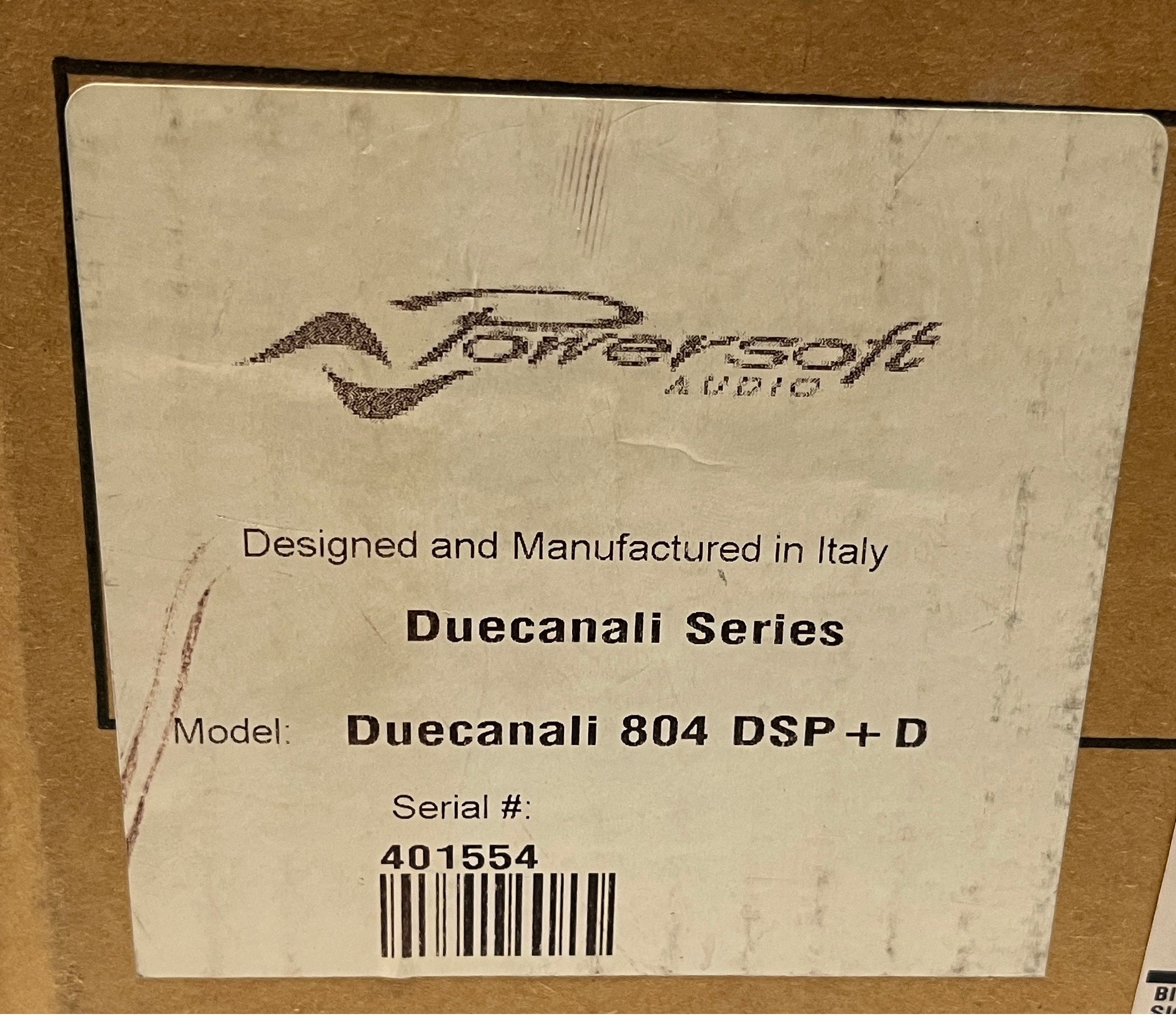 Powersoft Duecanali 804 DSP+D, Powersoft 2-Channel Amplifier with DSP and Dante, Powersoft Pro Amp Duecanali 804, Powersoft 800W Amplifier, We Sell Professional Audio Equipment. Audio Systems, Amplifiers, Consoles, Mixers, Electronics, Entertainment, Live Sound