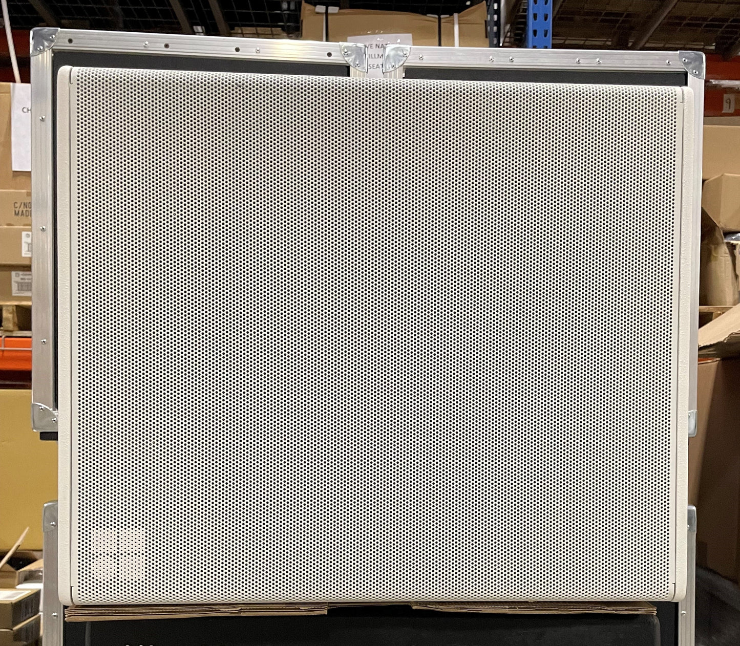 Pre-owned d&b 18S Sub, White, with Mounting Bracket for Sale. We Sell Professional Audio Equipment. Audio Systems, Amplifiers, Consoles, Mixers, Electronics, Entertainment, Sound, Live.