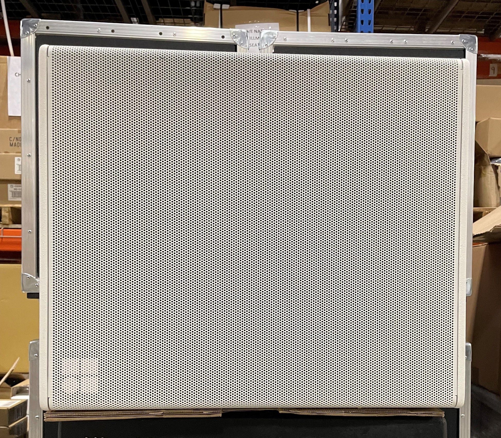 Pre-owned d&b 18S Sub, White, with Mounting Bracket for Sale. We Sell Professional Audio Equipment. Audio Systems, Amplifiers, Consoles, Mixers, Electronics, Entertainment, Sound, Live.