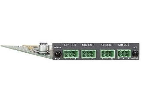 Q-SYS 4 Channel Analog Output Card, COL4 Analog Output Card, QSC 4-Channel Analog Output Card, QSC Q-SYS Analog Output Card, We Sell Professional Audio Equipment. Audio Systems, Amplifiers, Consoles, Mixers, Electronics, Entertainment, Live Sound.