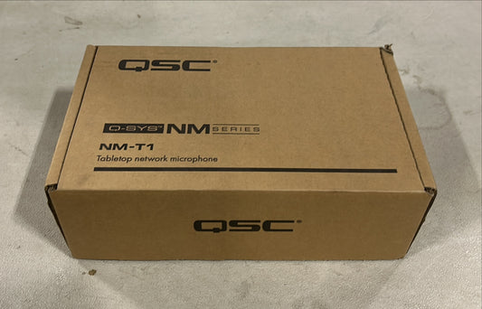 Q-SYS NM-T1 Network Tabletop Microphone, Q-SYS NM-T1 Network Mic, We Sell Professional Audio Equipment. Audio Systems, Amplifiers, Consoles, Mixers, Electronics, Entertainment, Live Sound