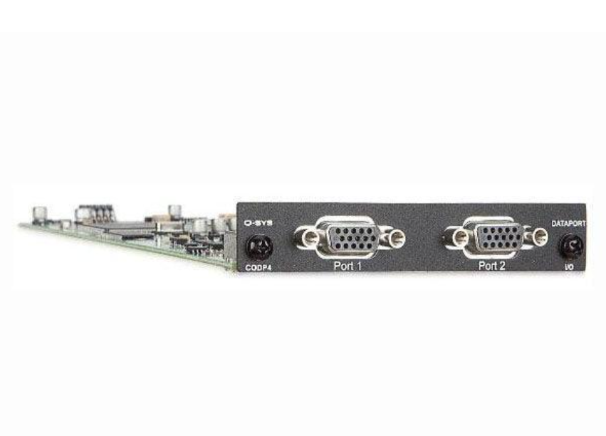 QSC Q-SYS CODP4 Card, Q-SYS 4-Channel Output Card, QSC 2x Dataport Output Card, We Sell Professional Audio Equipment. Audio Systems, Amplifiers, Consoles, Mixers, Electronics, Entertainment, Live Sound.