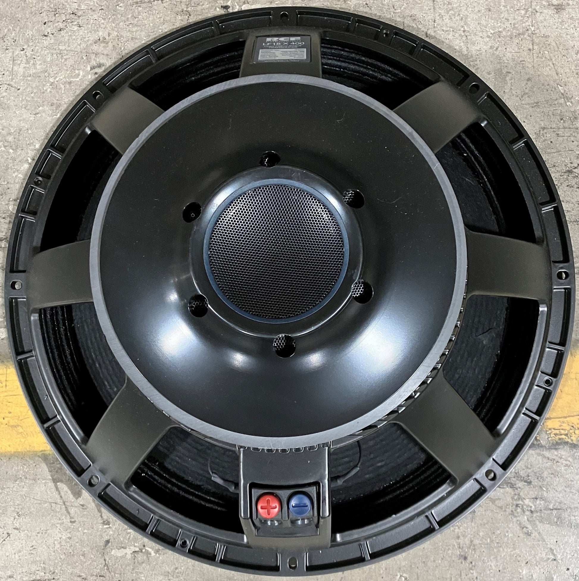 RCF LF18X400 18" High Power Woofer 2000W 8 ohm, New In Opened Box. We Sell Professional Audio Equipment. Audio Systems, Amplifiers, Consoles, Mixers, Electronics, Entertainment and Live Sound.