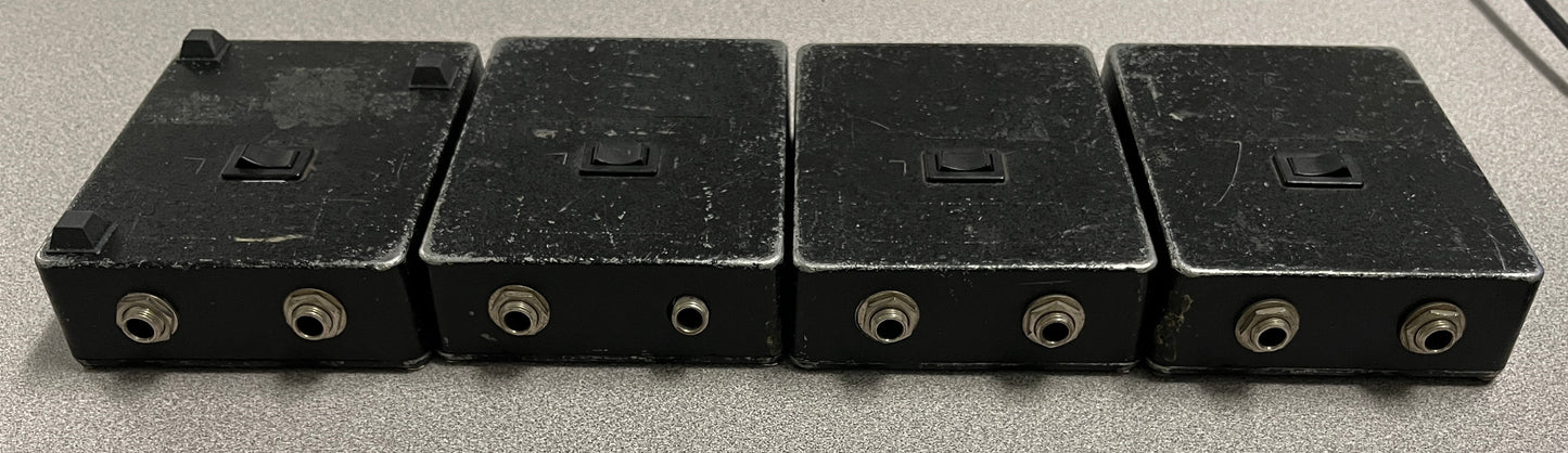 Rapco DB100 Passive Direct Box, Rapco DB100, Passive Direct Box Lot of 4, DB100 DI Box, Rapco DI Box Lot of Four, We Sell Professional Audio Equipment. Audio Systems, Amplifiers, Consoles, Mixers, Electronics, Entertainment, Live Sound