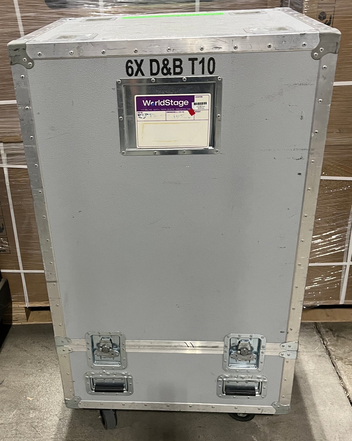 Road Case for d&b T10 Speakers, Road Flight Touring Case with Wheels, Road Case for 6 d&b T10 Speakers, We Sell Professional Audio Equipment. Audio Systems, Amplifiers, Consoles, Mixers, Electronics, Entertainment, Live Sound.