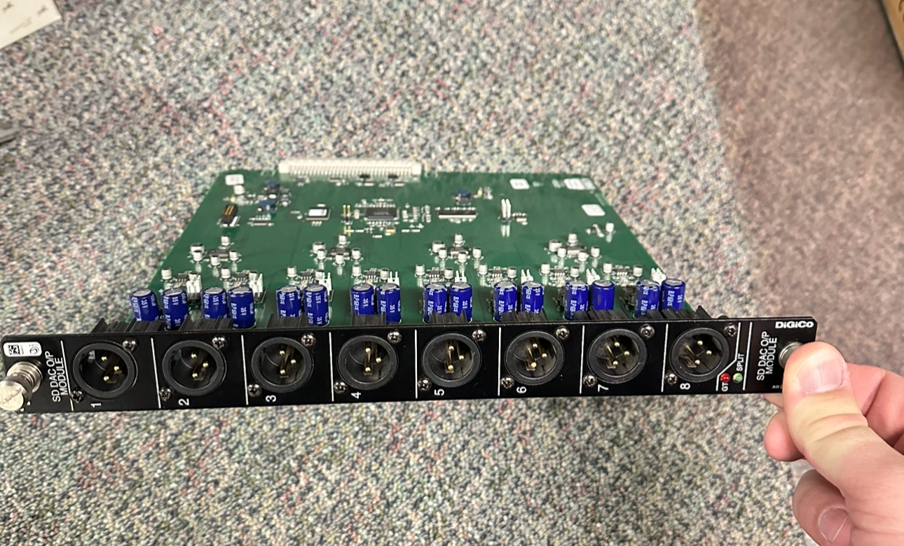 Digico SD8, Digico Output Card, Digico, analog line output card, Digico Analog Output Card, Digico Analog Line Output Card, Digico Mic Output Card, Digico Analog Output Card, Digico Card for SD Rack, 24 Bit Output Card Digico, Cards for Digico Stage Racks, We Sell Professional Audio Equipment. Audio Systems, Amplifiers, Consoles, Mixers, Electronics, Entertainment, Live Sound.