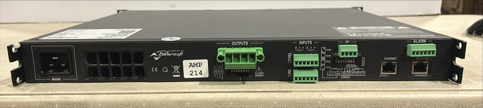 Powersoft Duecanali, Powersoft Duecanali 6404 DP+D, Powersoft 1 RU Amplifier, We Sell Professional Audio Equipment. Audio Systems, Amplifiers, Consoles, Mixers, Electronics, Entertainment, Live Sound